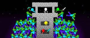 Stickman vs Zombies Minecraft Game4