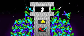 Stickman vs Zombies Minecraft Game4